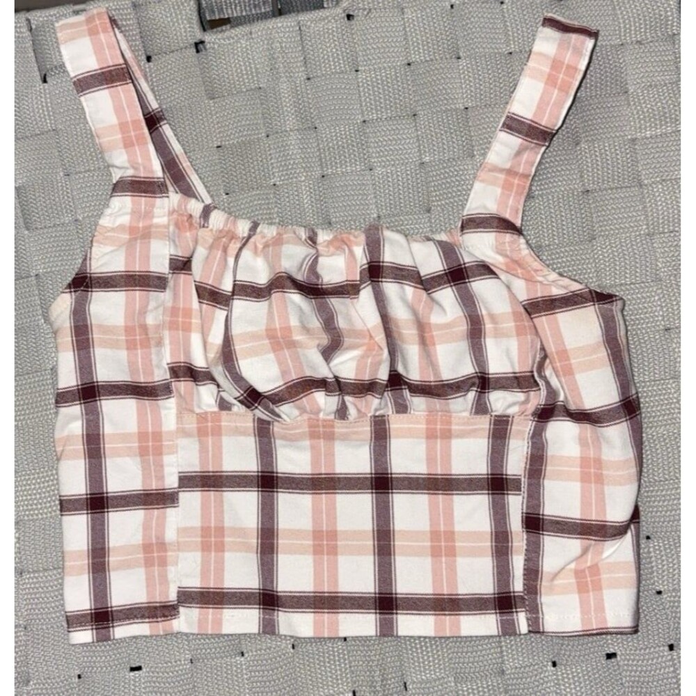 plaid tank